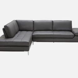 Modani Leather Sectional Couch Bed 