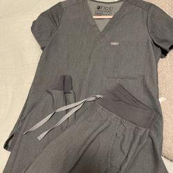 Figs Scrubs Set - Grey XS