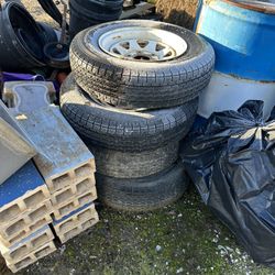 15” 5 Lug Trailer Rims