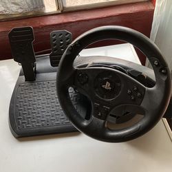 PlayStation 4 Thrust Master Steering Wheel 