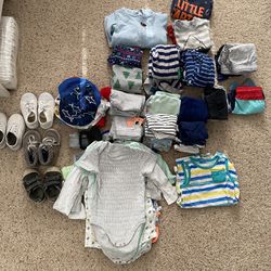 12 Month Baby Boy Clothes - Full Bin