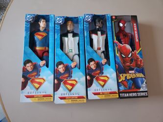 DC & Marvel Action Figure Lot of 4