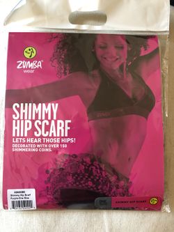 ZUMBA Shimmy Hip Scarf, Purple 