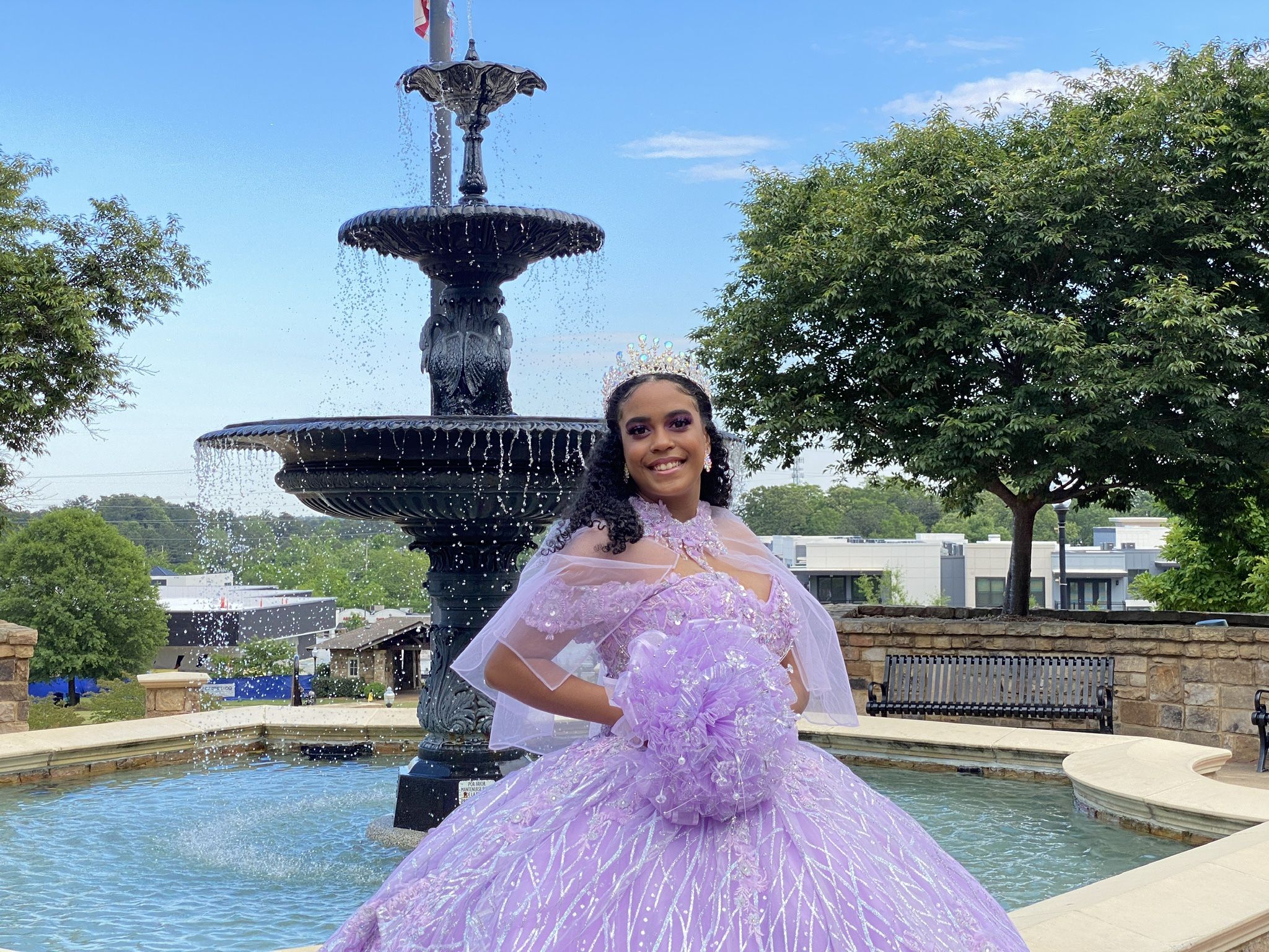Stunning Butterfly Lavender Quinceanera Dress - Size 8 - $1,300 Negotiable