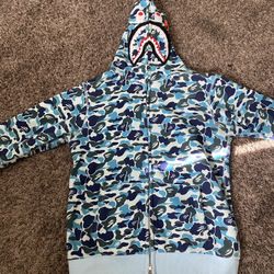 Light Blue Bape Hoodie