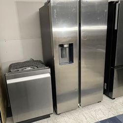 Samsung Refrigerator With Samsung Dishwasher 