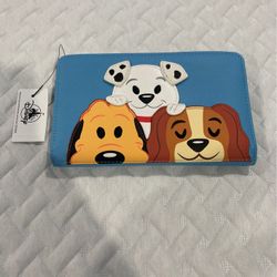 Brand New Disney Loungefly Wallet Disney Dogs