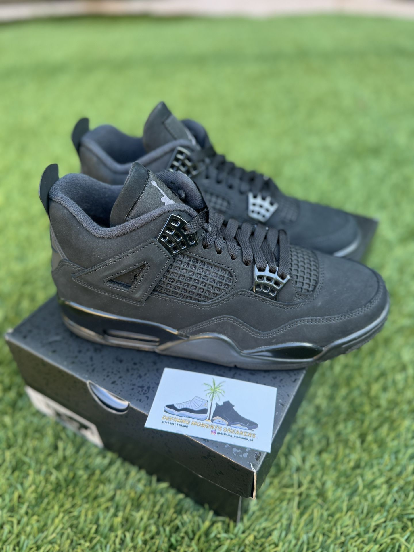 Jordan Retro 4 Black Cat Size 8 & 8.5