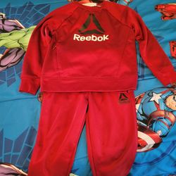 Red Reebok Sweatsuit