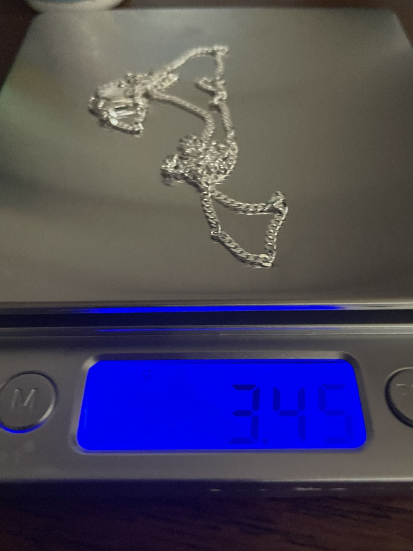 .925 Sterling Silver 12/14 In