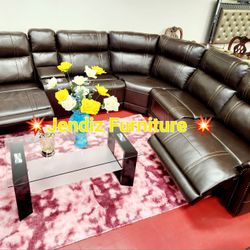 ⭐️New Power Reclining Sectional Sofa Couch With USB Plugs. Get It Now For Only $49 And Pay later Without Credi Needed. Same Day Delivery 