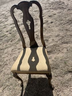 Four Antique Wood Chairs