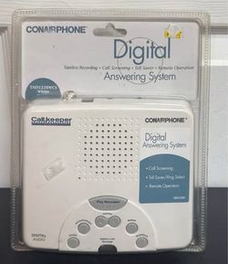 CONAIRPHONE Callkeeper Digital Answering System Tapeless Phone Recording just $10