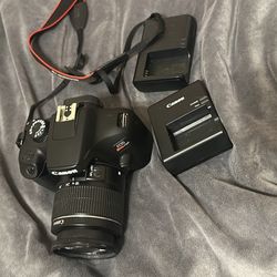  Like-New Canon EOS Rebel T100 DSLR Camera – $280 (OBO)