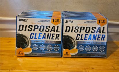 Garbage Disposal Cleaner Deodorizer Tablets - 24 Pack