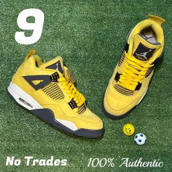 Size 9 Air Jordan 4 Retro “Lightning 2021” ⚡️ 