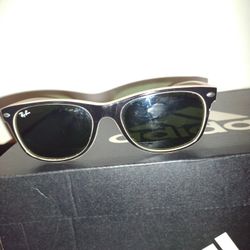 Ray Ban sunglasses.
