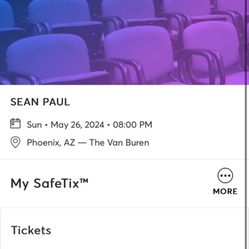 Sean Paul Tickets 