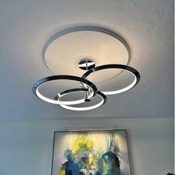 LED Modern 3 ring ceiling light