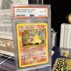 Charizard 1999 Pokemon Base Set Holo PSA 6