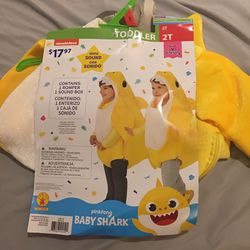 Baby shark Halloween costume size 2T