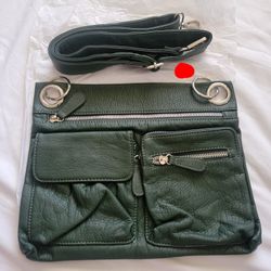 Crossbody Bags Light-Weight Crossbody Purses and Handbags for Women Soft Leather (Green) NEW.

