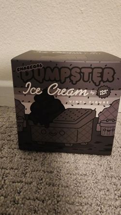 2025 SDCC 100% Soft Exclusive Charcoal Ice Cream Dumpster Fire