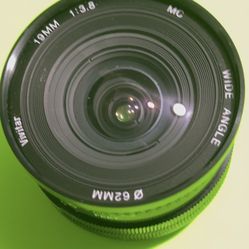 vivitar 19 mm mc wide angle 3.8 canon fd