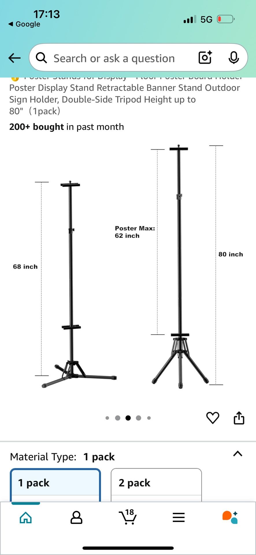 Poster Stand For Display 