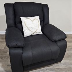 Electric Black Recliner Chair