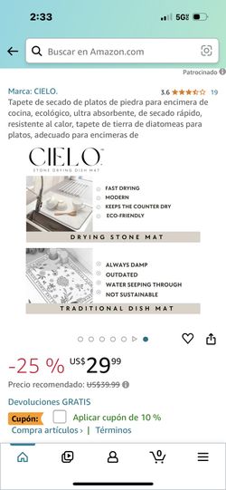 Tapete De Secado De Platos