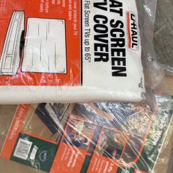 Moving Bundle: U-Haul TV Cover up to 65” + 3 Protection Pads (48”x72”)