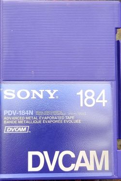 Sony PDV-184N DVCAM for HDV Tape.