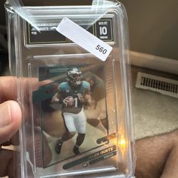 Jalen Hurts 2021 Clearly Donruss