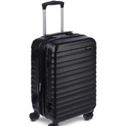 21" Hardside Carry-On Luggage with Spinner Wheels, Expandable for Up to 25% More Space, Scratch-Resistant Hard Shell, Telescoping Handle, Black Condit