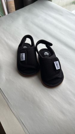 Black Baby Toddler Sandals Size 2/3