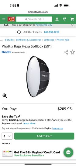 Soft box and Grid Open Box New !