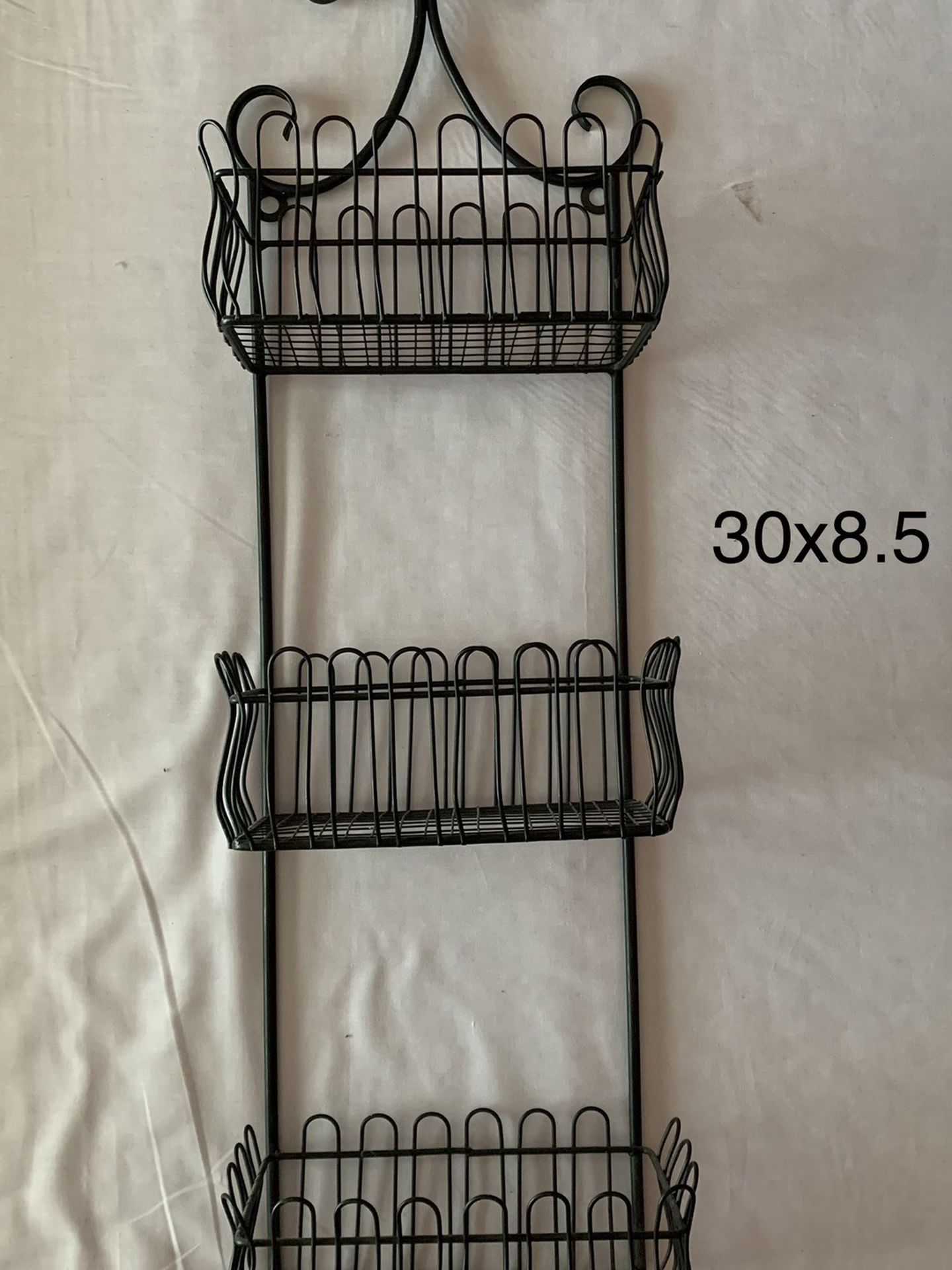 3 basket wall organizer / toiletry holder