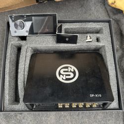 Sennuopu Car DSP Processor 4 Channel Amplifier 8 Channels Digital Sound Processors with LCD Remote Controller