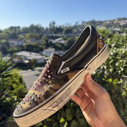 Vans Slip On Pearlized Pack Camo Black - 13 Men