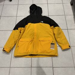 The North Face Dry Vent Mono 3 in 1 Tri Climate Hooded Jacket Moss Mens Sz 3XL