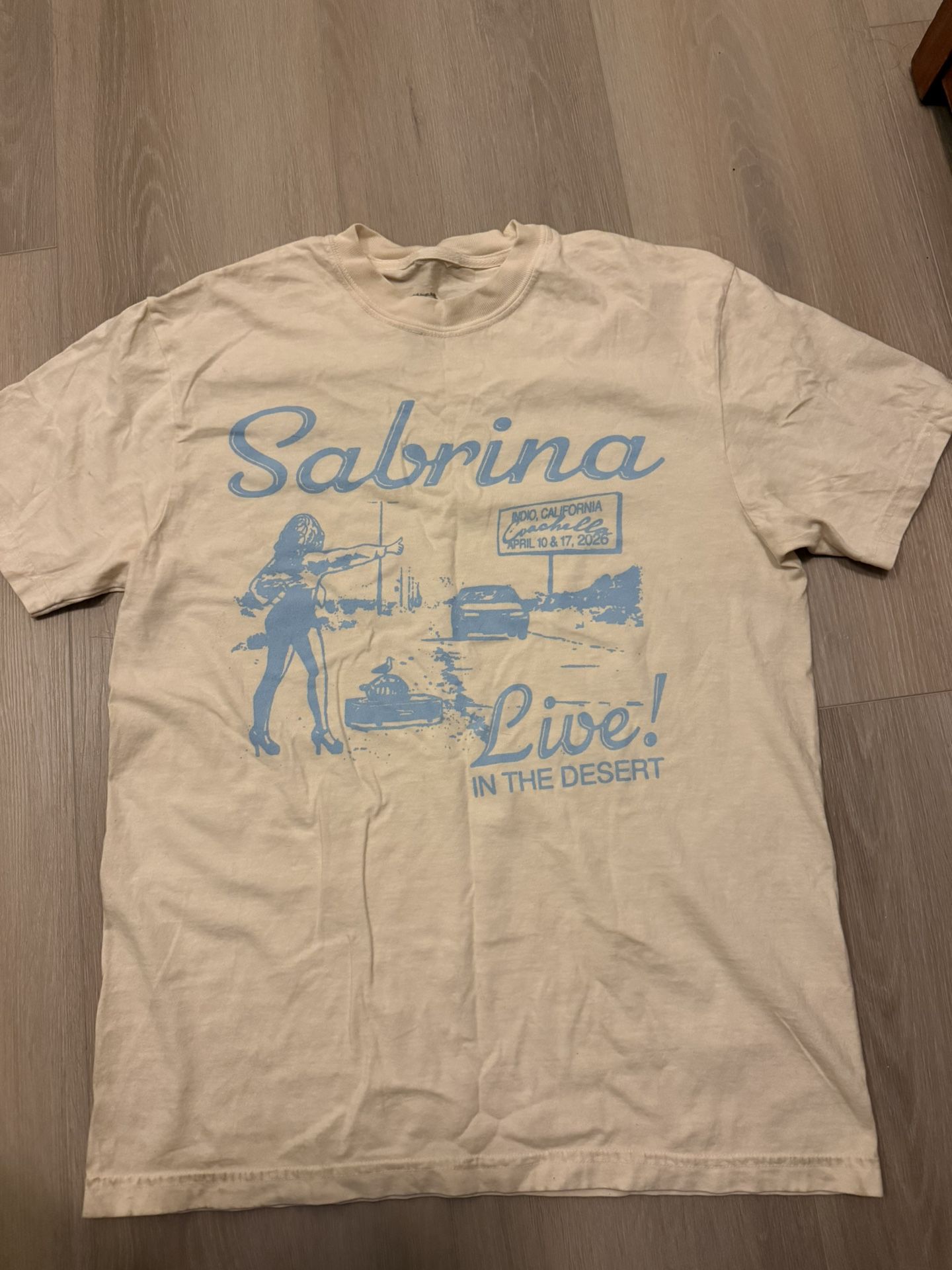 Sabrina Carpenter Coachella 2026 T-Shirt (Medium)