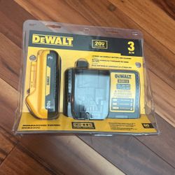 DEWALT 20-Volt MAX Compact Lithium-Ion 3.0Ah Battery Pack with 12-Volt to 20-Volt MAX Charger