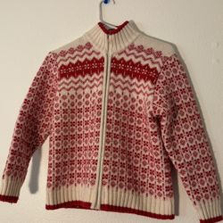 Small Collezione Dante Vintage Wool Blend Zip Cardigan 