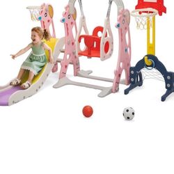 Toddler Slide Set And Horse 