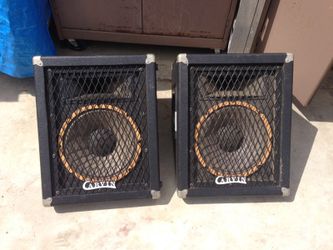 2 Carvin XC1200-A Monitor Speakers