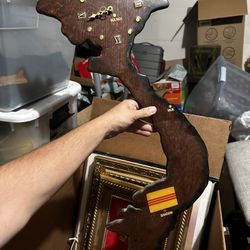 Wooden Vietnam Clock Wall Decor