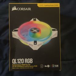 Corsair QL120s 120mm RGB Fans (White)