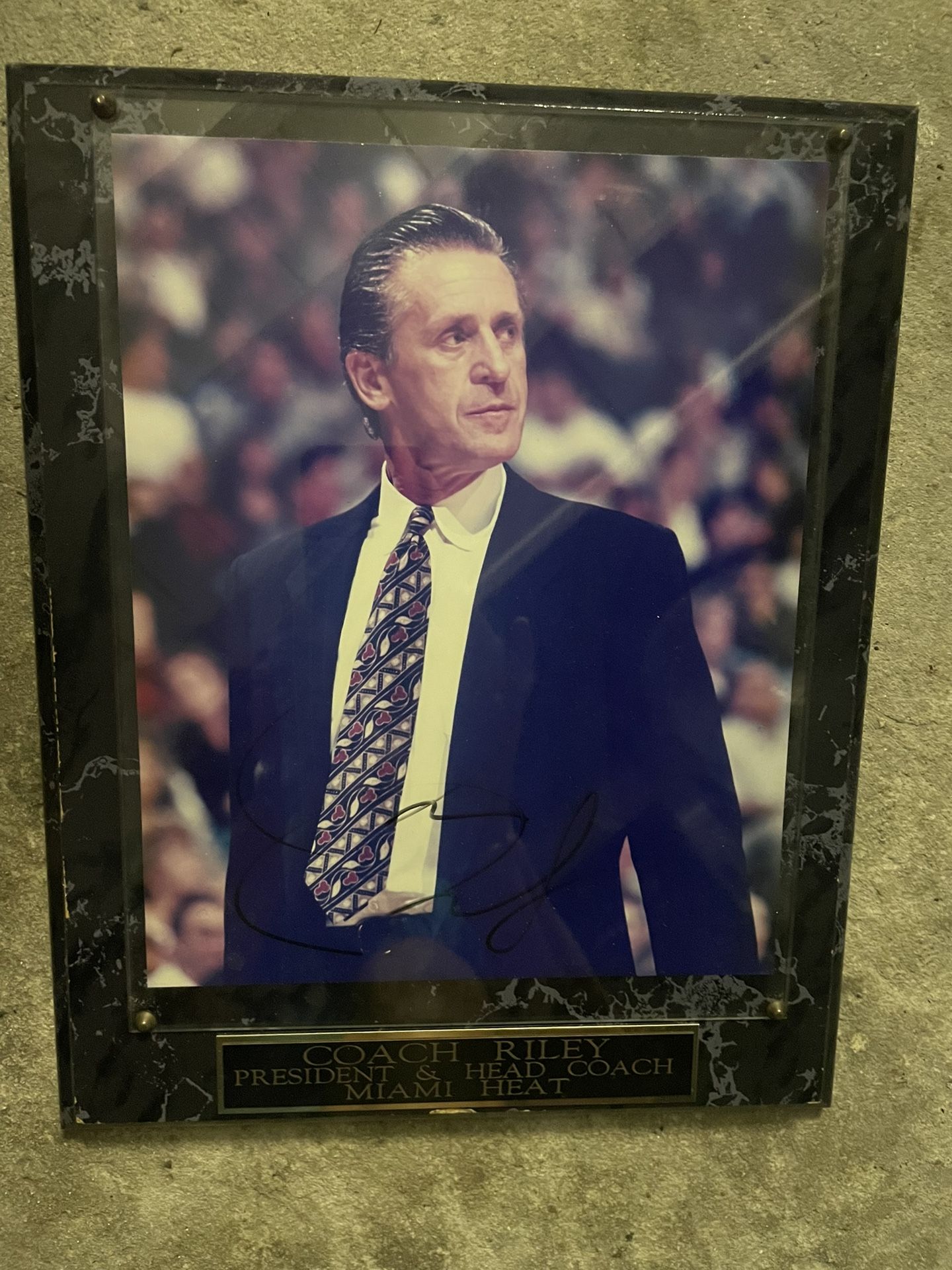 Pat Riley Plaque