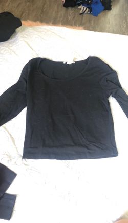 Black crop top
